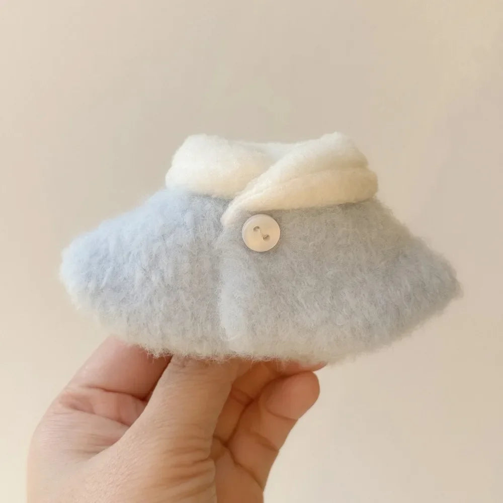 10~15cm Doll Clothes Plush Cloak Clothes Fur Cloak Coat Doll Clothes Dress Up Accessory