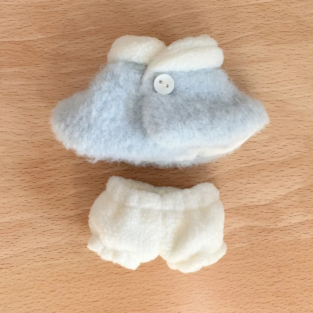 10~15cm Doll Clothes Plush Cloak Clothes Fur Cloak Coat Doll Clothes Dress Up Accessory